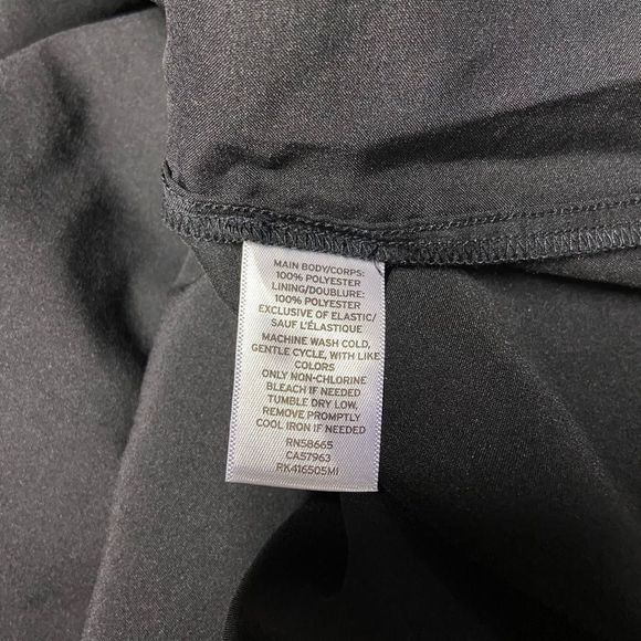 NWT Susina Black Textured Chiffon Dress - Picture 7 of 7